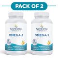 Nordic Naturals Omega-3 690mg Lemon 120 Soft Gels Pack of 2
