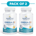 Nordic Naturals Omega-3D mit Vitamin D3, Zitrone – 60 Soft Gels