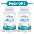 Nordic Naturals Ultimate Omega 1280mg Lemon 120 Soft Gels Pack of 2