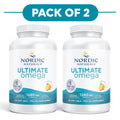 Nordic Naturals Ultimate Omega 1280mg Lemon 180 Soft Gels Pack of 2