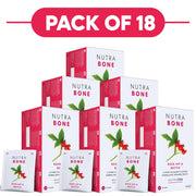 NutraTea NutraBone Rose Hip & Nettle Herbal Tea 20 Tea Bags Pack of 18
