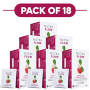 NutraTea NutraFlow Acerola & Juniper Berry Herbal Tea 20 Tea Bags Pack of 18