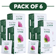 NutraTea NutraLiver Milk Thistle & Liquorice Tea 20 Tea Bags Pack of 6