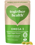 Together Health Veganes Omega 3 aus Algen - DHA & EPA - 30 Weichkapseln