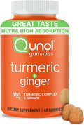 Qunol Kurkuma Ingwer Gummis Mandarine 60 Stück