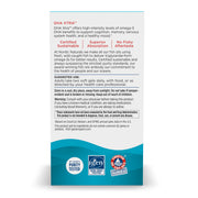 Supplement facts label and details for Nordic Naturals DHA Xtra high-potency fish oil supplement.