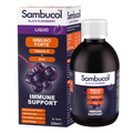Sambucol Schwarzer Holunder Saft – Immuno Forte | Ohne Zuckerzusatz | 230ml | Vitamin C + Zink