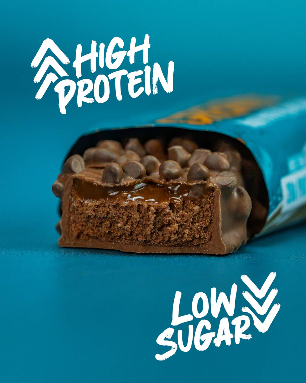 Grenade Chocolate Chip Salted Caramel High Protein Low Sugar Bar 12 x 60g