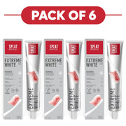 SPLAT Special Extreme White Whitening Toothpaste White Mint 75ml Pack of 6