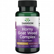 Bottle of Swanson Horny Goat Weed Complex 60 Capsules
