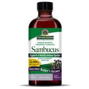 Nature’s Answer Sambucus elderberry alcohol-free liquid extract 120ml bottle front label