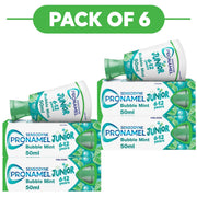 Sensodyne Pronamel Junior Bubble Mint Toothpaste 50ml Pack of 6
