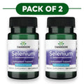 Swanson Selenium L-Selenomethionine 200mcg 120 Capsules Pack of 2