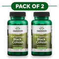 Swanson Full Spectrum Schwarze Cohosh-Wurzel 540mg 60 Kapseln 2er-Pack