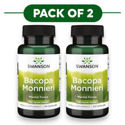 Swanson Bacopa Monnieri 250mg 90 Capsules Pack of 2