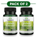 Swanson Shilajit Extrakt 60 Veggie Kapseln | 400 mg | Standardisierte Fulvinsäurequelle