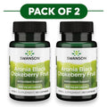Swanson Aronia Schwarze Apfelbeere Frucht 400 mg 60 Kapseln | Antioxidative Unterstützung