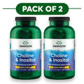 Swanson Cholin 250mg & Inositol 250mg Nahrungsergänzungsmittel 250 Kapseln 2er-Pack