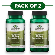 Swanson Full Spectrum Butea Superba Root 400mg 60 Capsules Pack of 2
