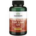 Swanson Norwegisches Dorschleberöl 1000mg – 60 Softgels