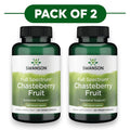 Swanson Chasteberry Supplement 400mg 120 Vegan Capsules Pack of 2