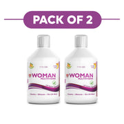 Swedish Nutra Woman Multivitamin Liquid Orange 500ml Pack of 2