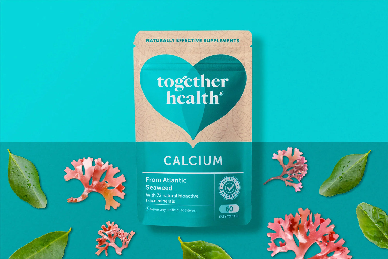 Together Health Calcium from Atlantic Seaweed 60 Capsules