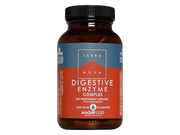 Front image: Terranova Digestive Enzyme Complex capsules bottle vegan 100 count
