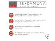 Terranova Microbiome Woman, vegetarian probiotic supplement capsule packaging, no flavour, 100 capsules, daily supplement use