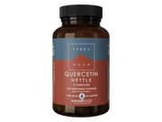Front image: Terranova Quercetin Nettle Complex capsules bottle vegan 100 count