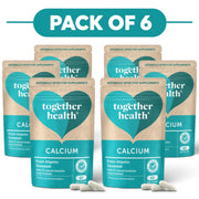 Together Health Calcium from Atlantic Seaweed 60 Capsules Pack of 6