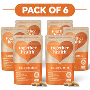 Together Health Curcumin Whole Turmeric Root 30 Capsules Pack of 6