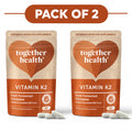 Together Health Vitamin K2 MK-7 – Fermentierte Kichererbsen – 30 Kapseln