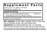 Nature's Answer Turmeric-3 Liquid Extract 30ml supplement facts and directions