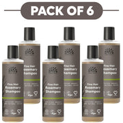 Urtekram Fine Hair Rosemary Shampoo 250ml Pack of 6