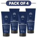 Urtekram Men 2-in-1 Hair & Body Wash 200ml Pack of 4
