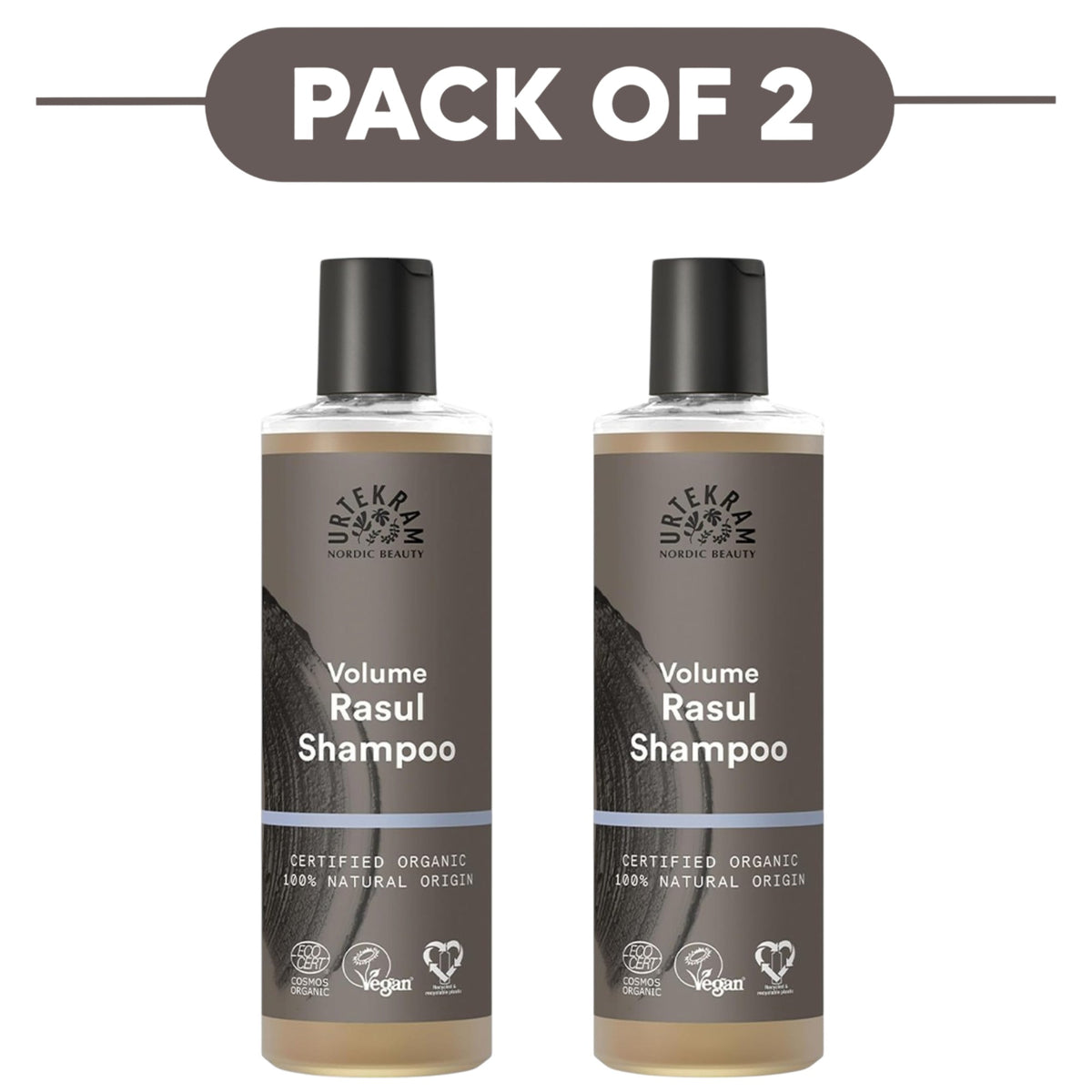 Urtekram Volume Rasul Shampoo 250ml Pack of 2