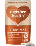 Together Health Vitamin K2 MK-7 – Fermentierte Kichererbsen – 30 Kapseln