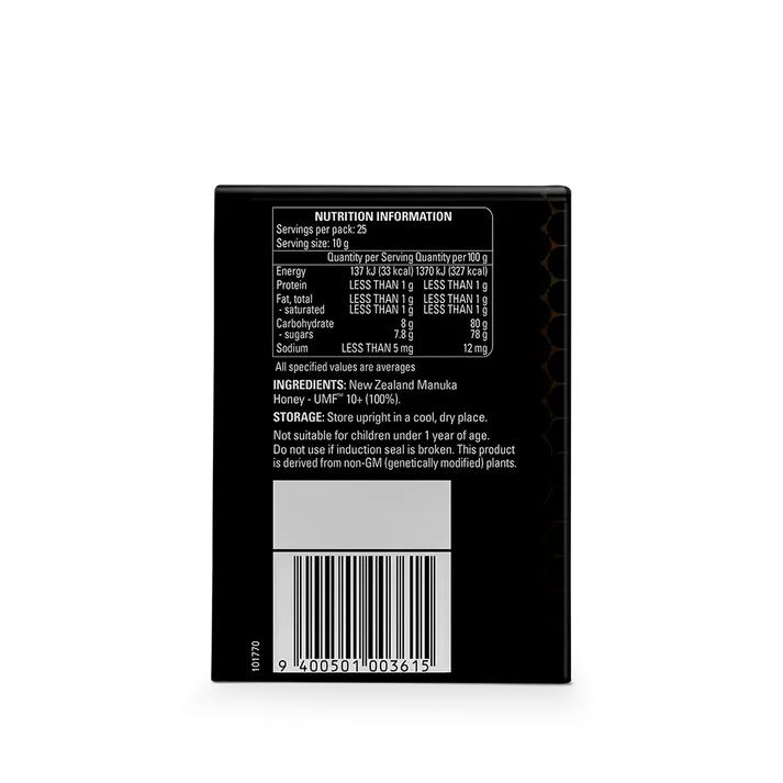 Barcode image: Comvita Manuka Honey UMF 10+ MGO 263+ barcode glass box 250g