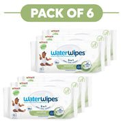 WaterWipes Sensitive+ Baby & Toddler Wipes 99.9% Water 60 Wipes Pack of 6