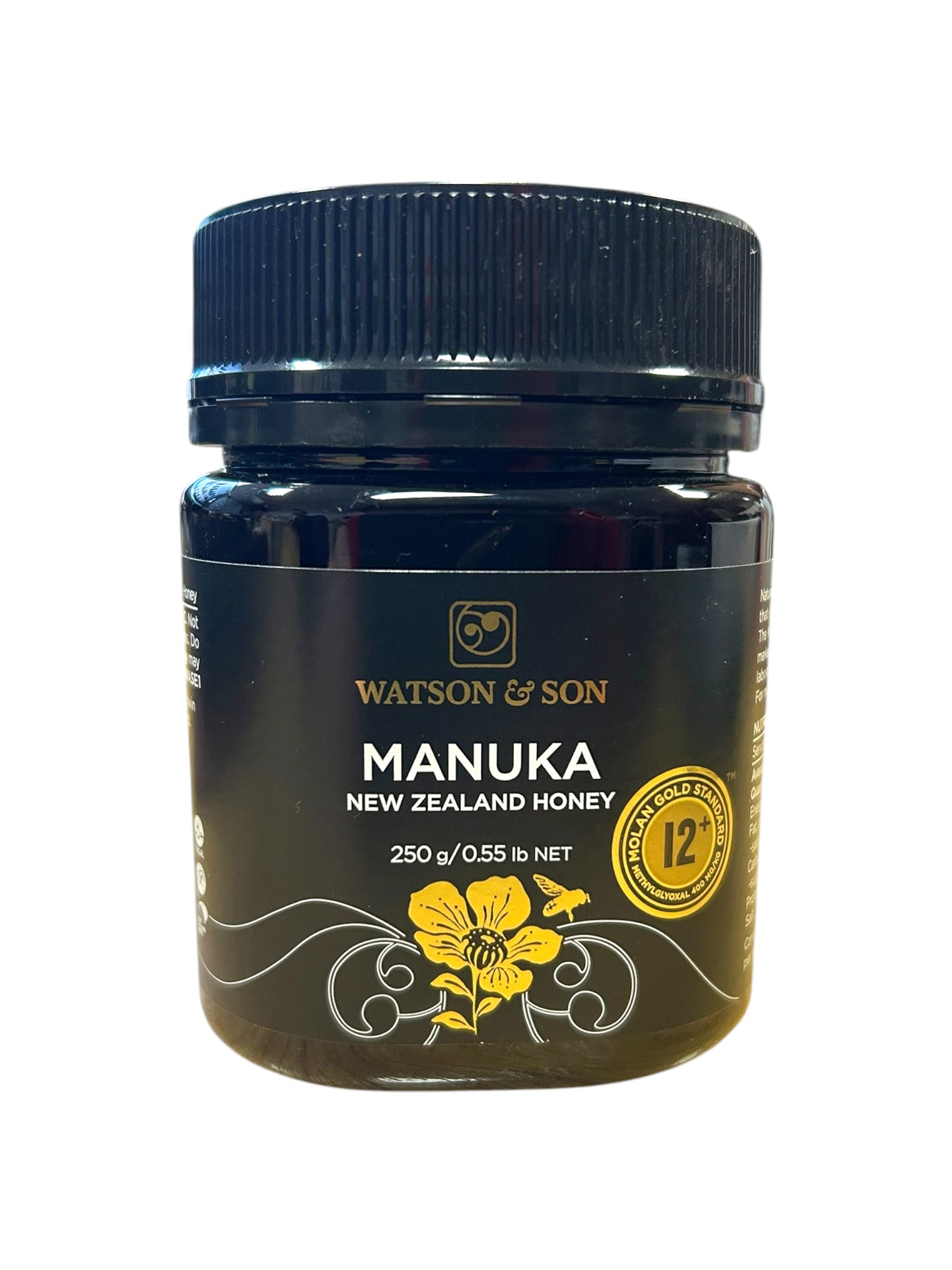 Watson & Son Black Label Manuka Honey MGS12+ 250g (MGO 400)