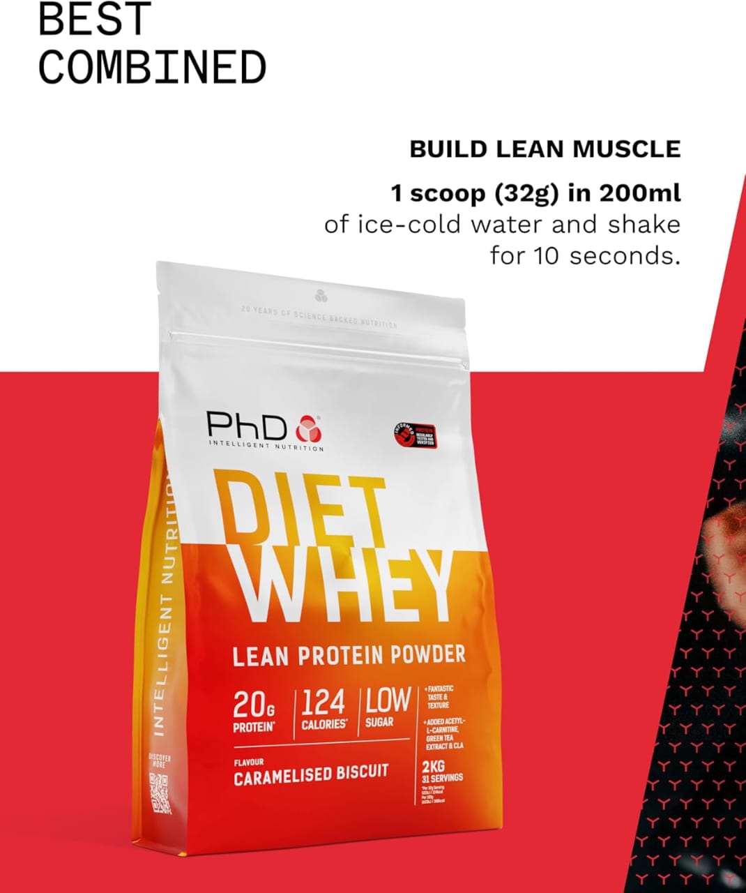 How to Use: PhD Intelligent Nutrition protein powder caramelised biscuit shake mixing 2kg