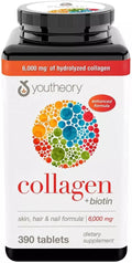 Youtheory Collagen + Biotin – 390 Tabletten