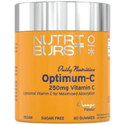 Nutriburst Optimum-C Vitamin C 250mg Orange Gummies 60 Count