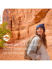 Lifestyle Image: Trace Minerals Ionic Chlorophyll 6000 mint liquid drops daily supplement bottle 59ml