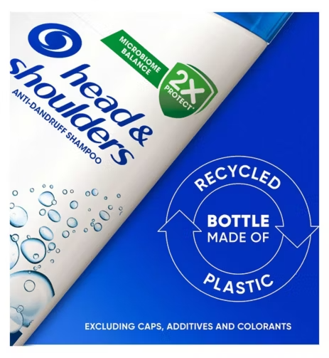 Head & Shoulders Apple Fresh Shampoo recyclable plastic
