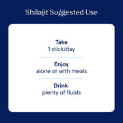 Trace Minerals Shilajit Resin Honey Sticks 30 sticks serving instructions and daily use guide
