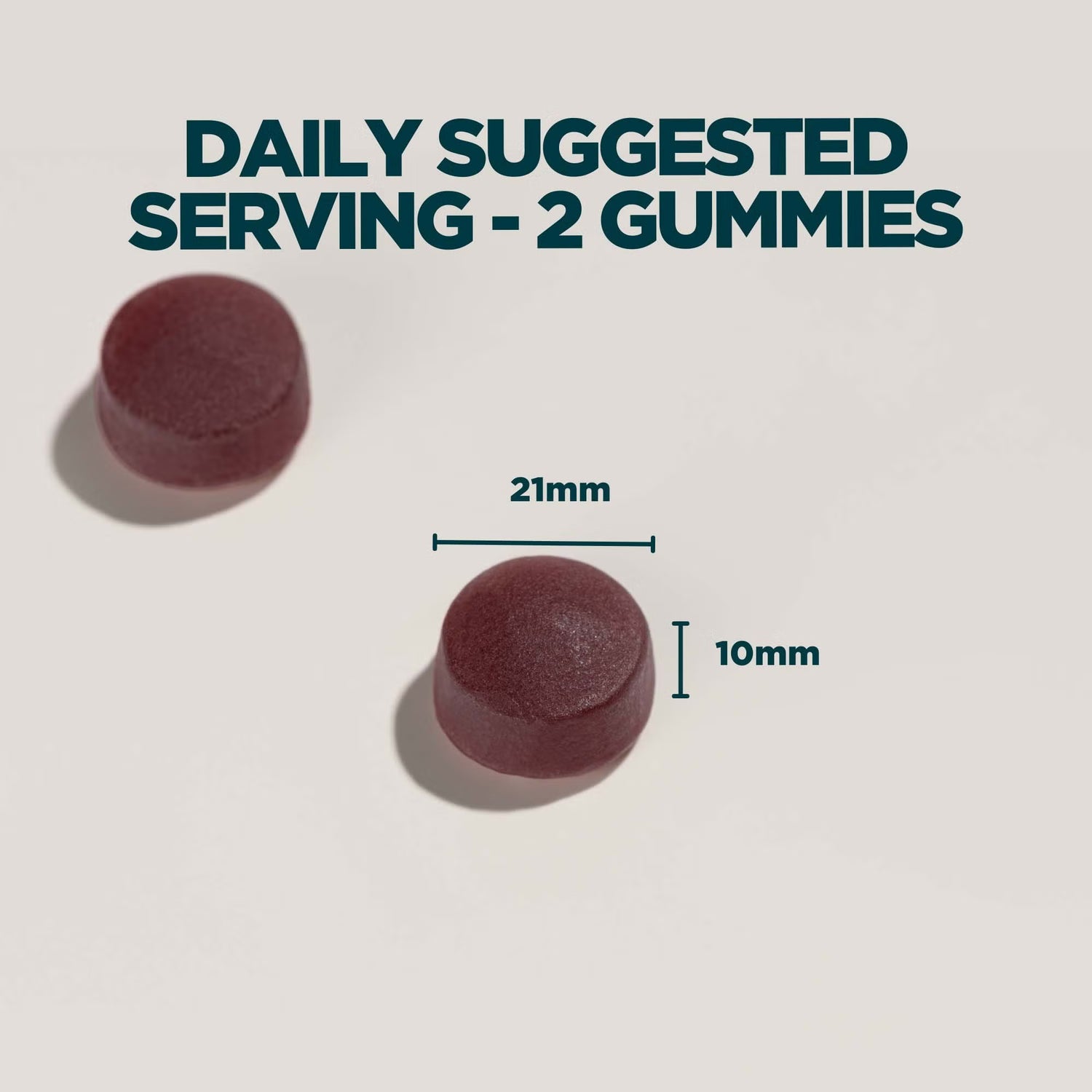 Myvitamins Hair Skin & Nails Supplement Gummies, Blueberry daily servings 
