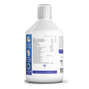 Supplement facts & ingredients image: Swedish Nutra Collagen Joint Biotics supplement facts ingredients 500ml bottle
