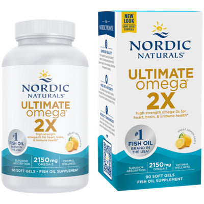 Nordic Naturals Ultimate Omega 2X - 2150mg Omega-3 Zitronen-Softgels